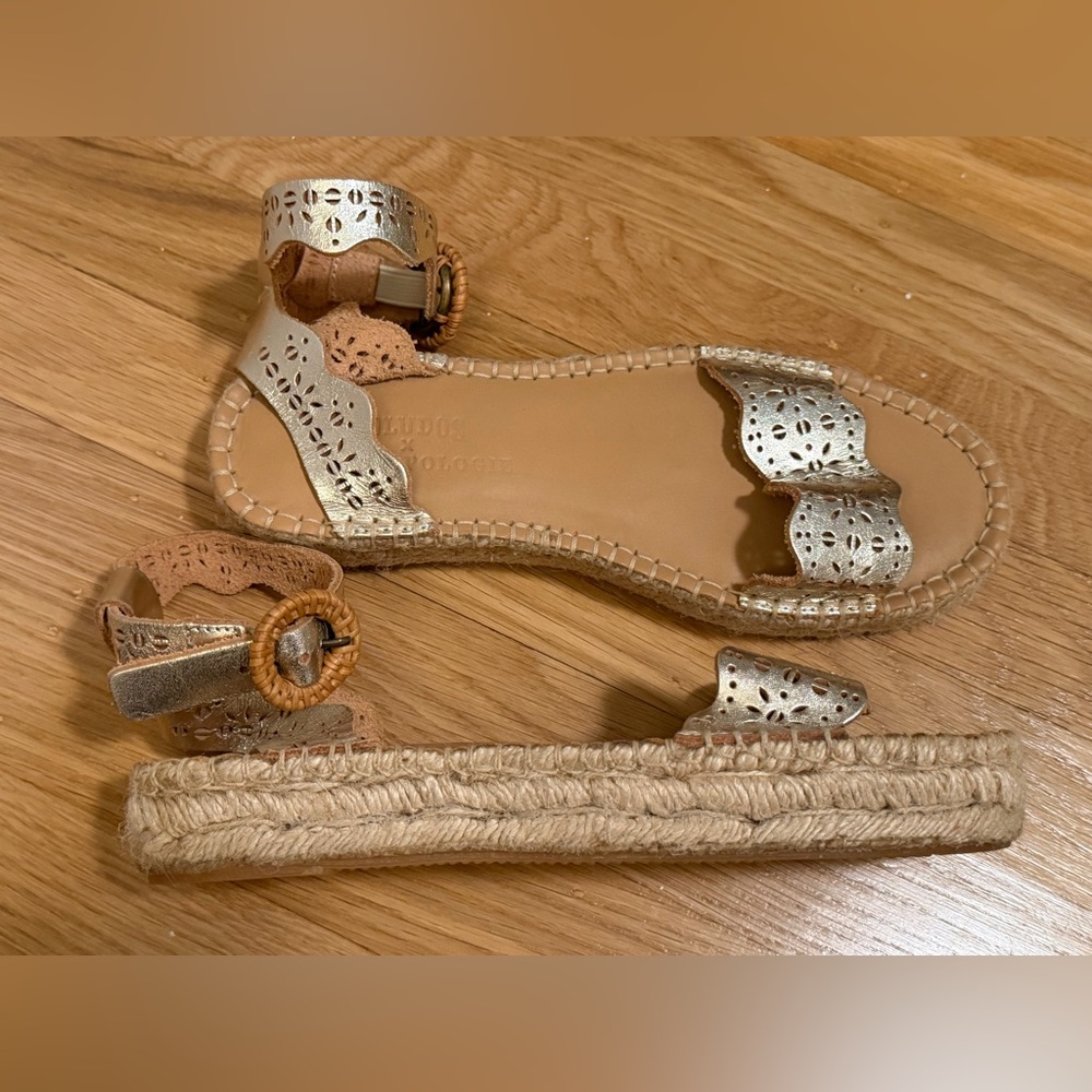 Soludos x Anthropologie Cadiz Espadrille Sandals size 6.5 - Picture 6 of 11